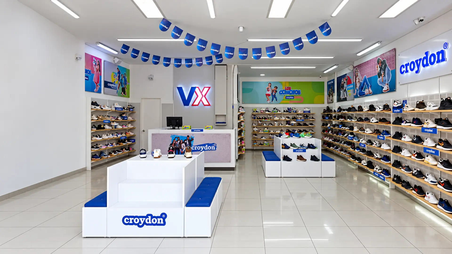 Interior de tienda VX Tennis